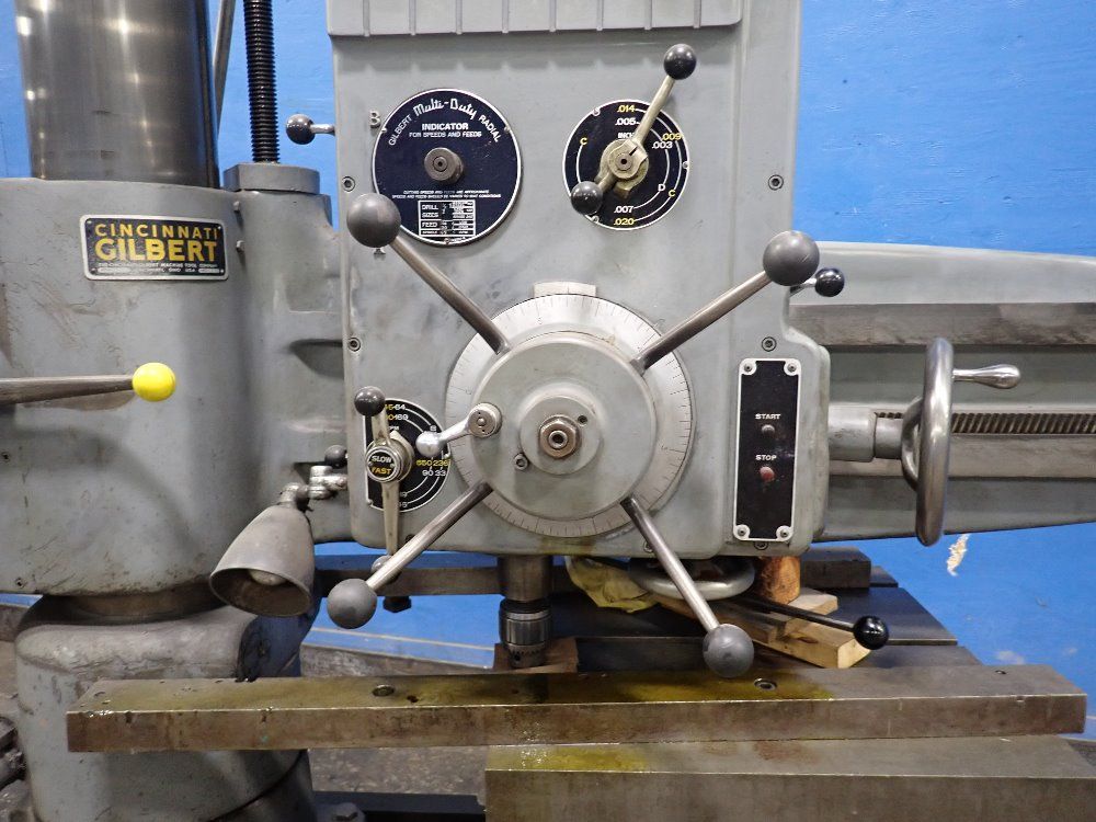 Used Cincinnati Radial Arm Drill Hgr Industrial Surplus