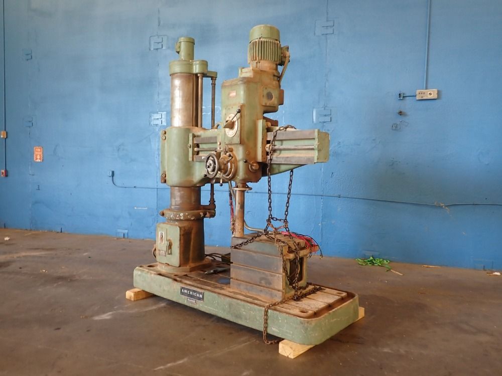 Used American Radial Arm Drill Hgr Industrial Surplus