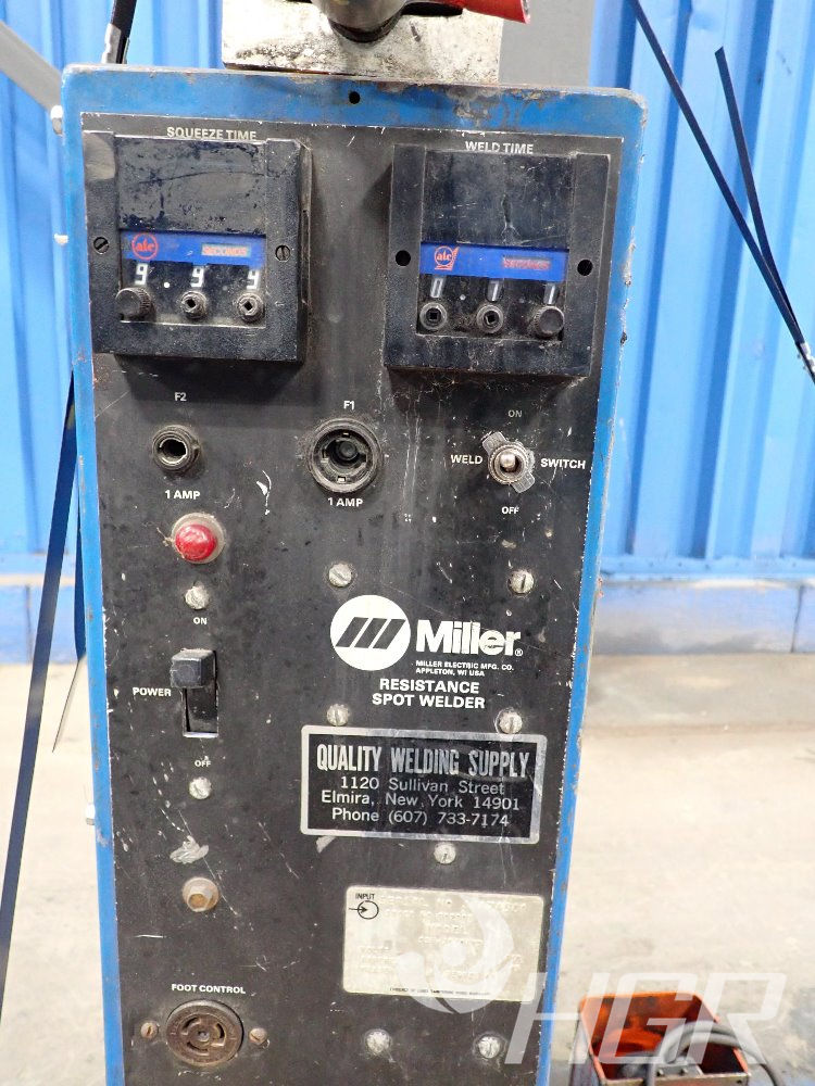 Used Miller Spot Welder Hgr Industrial Surplus