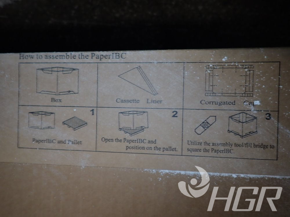 Used Paper Ibc Cardboard Boxes Hgr Industrial Surplus