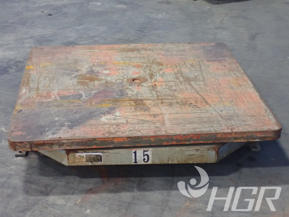 Used Pneumatic Lift Table Hgr Industrial Surplus