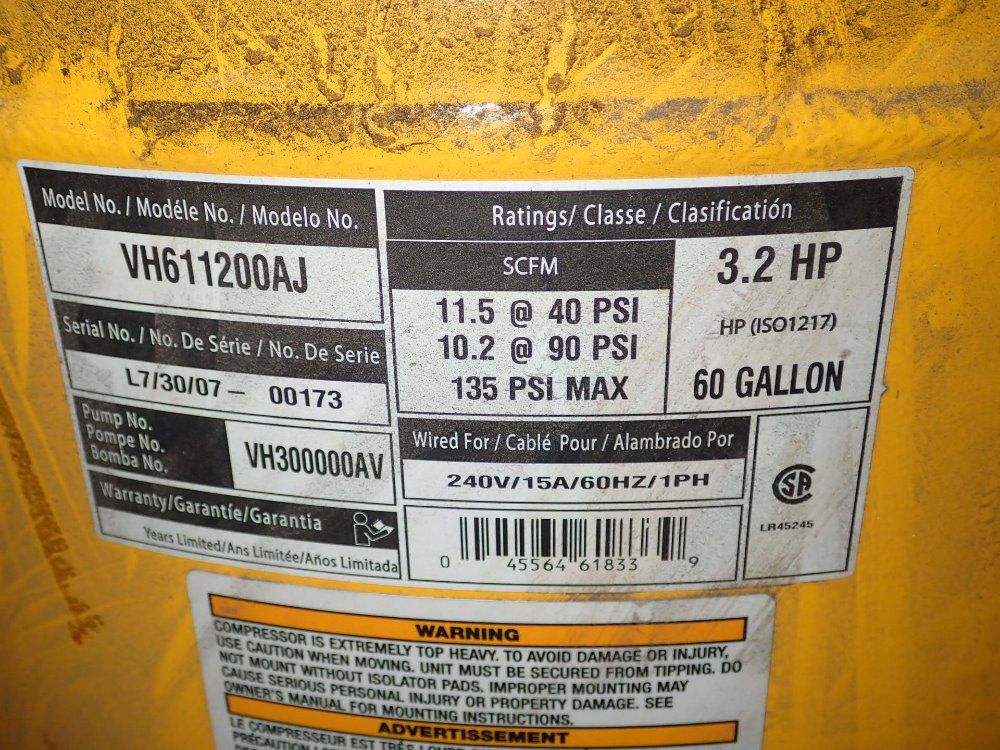 Cambell Housefeld Air Compressor