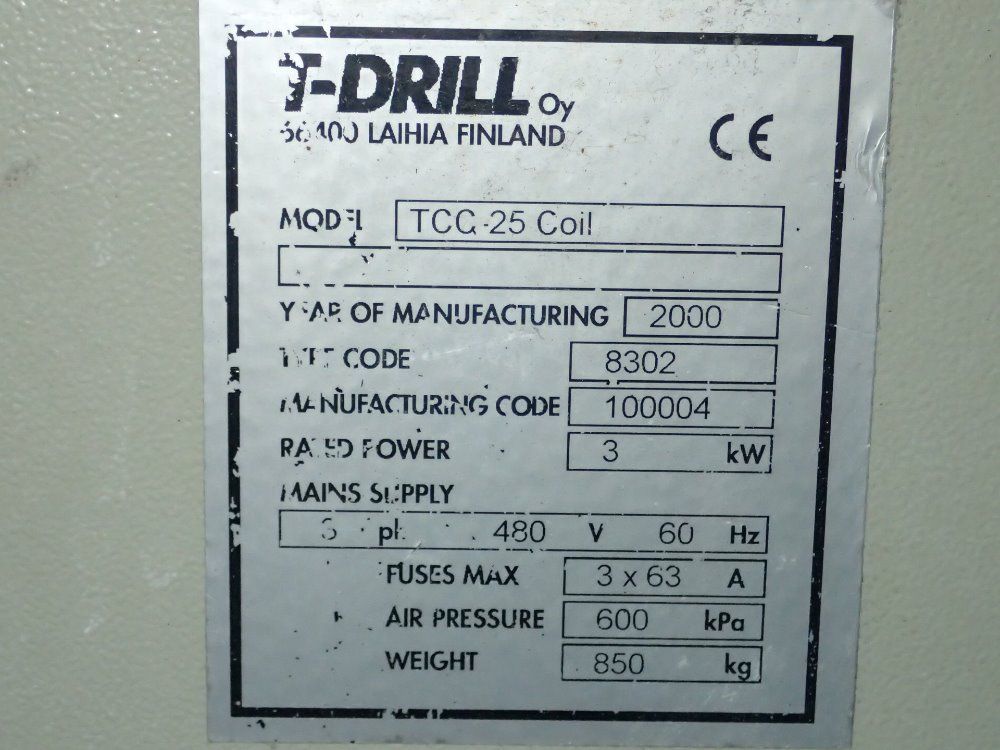T-drill Tube Cut Off