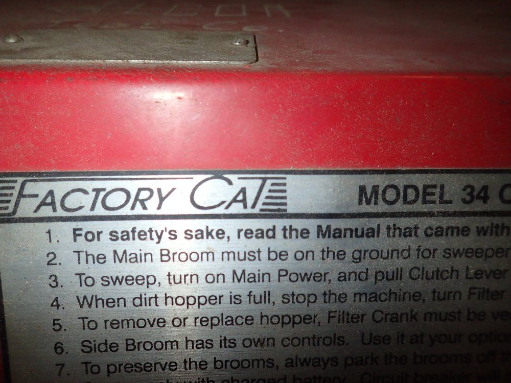 Factory Cat Floor Sweeper