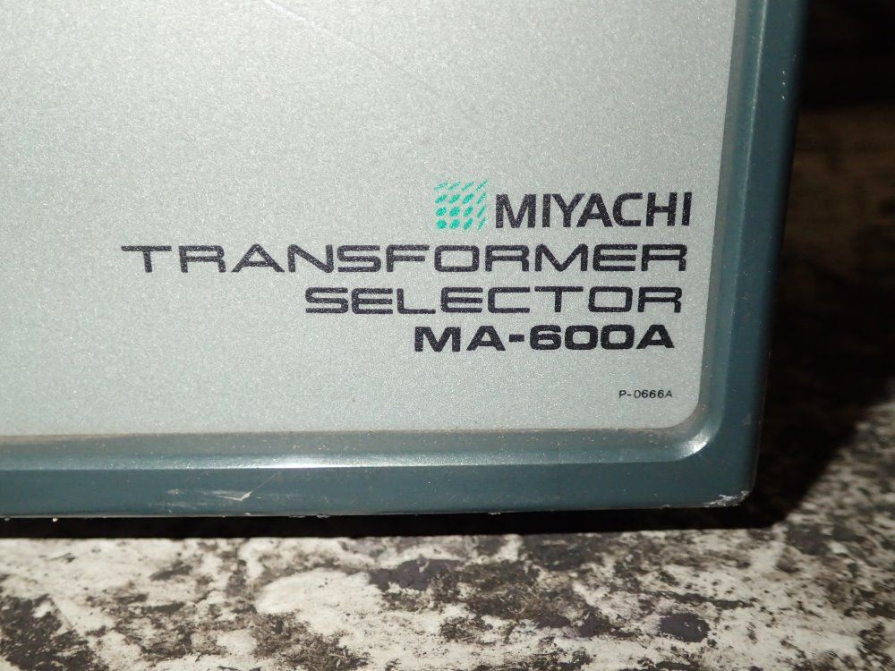 Miyachi Transformer Selector