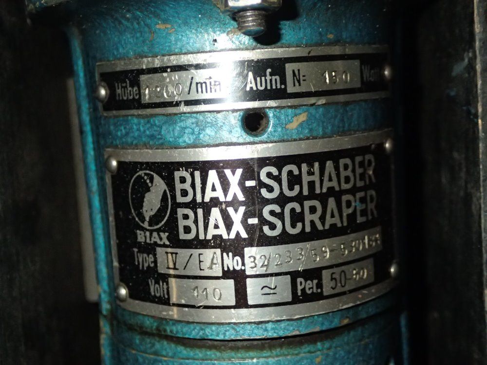 Biax - Schaber Electric Scraper