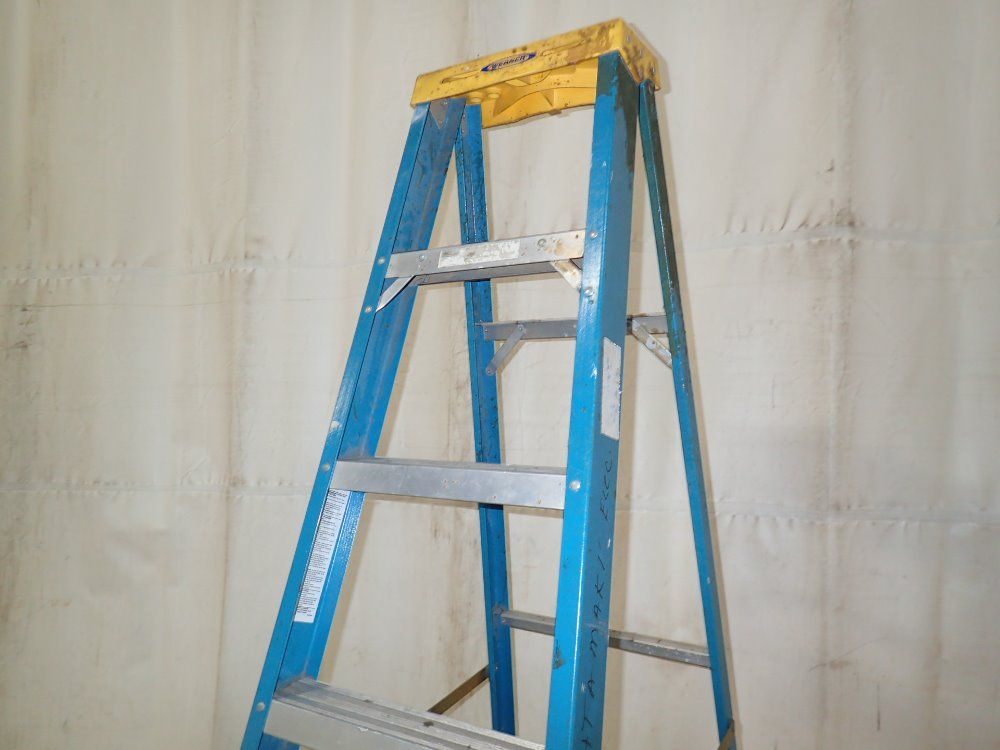 Werner Fiberglass A-frame Ladder