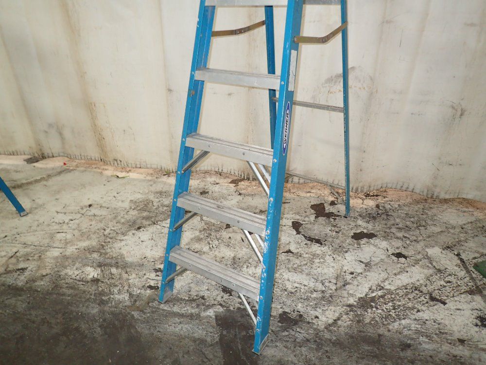 Werner Fiberglass A-frame Ladder