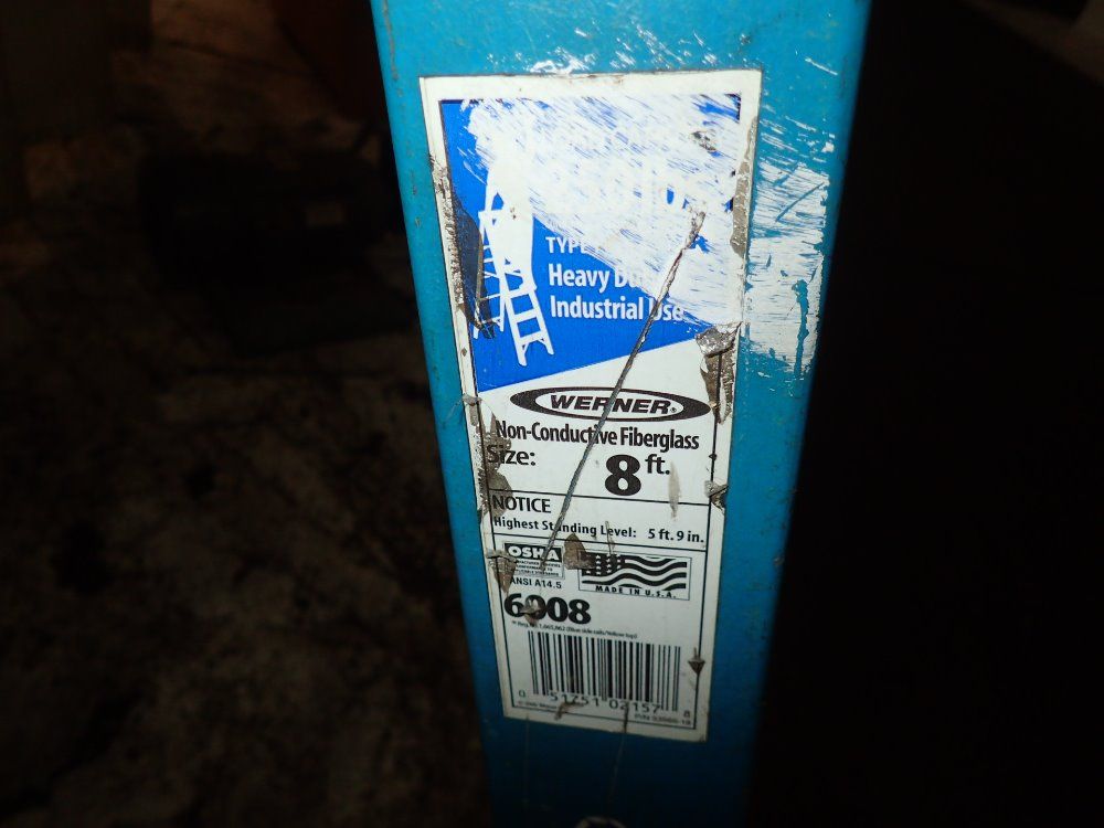 Werner Fiberglass A-frame Ladder