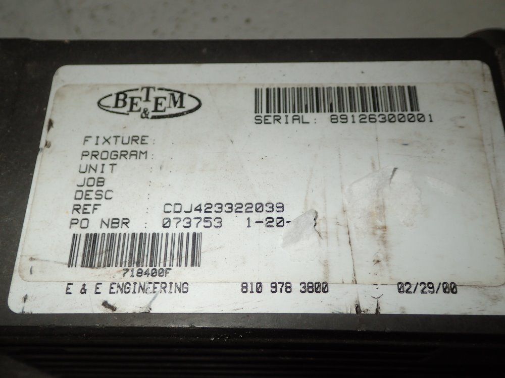 E & E / Btm Actuator