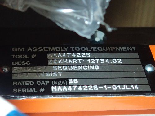 Gm Assembly Tool / Equipment Lift Assist