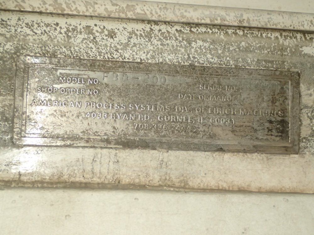 American Precess Systems Bag Dumper