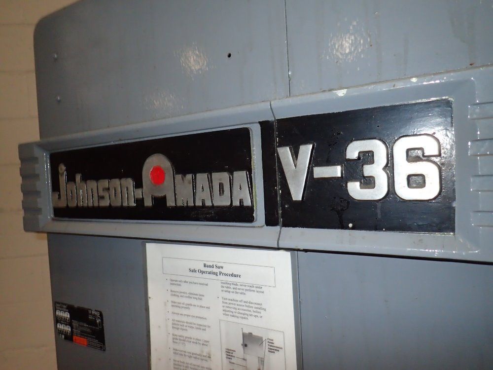 Johnson - Amada Vertical Band Saw