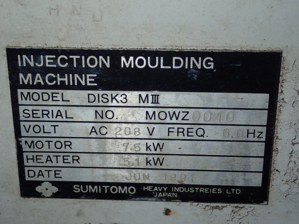 Sumitomo Injection Molder