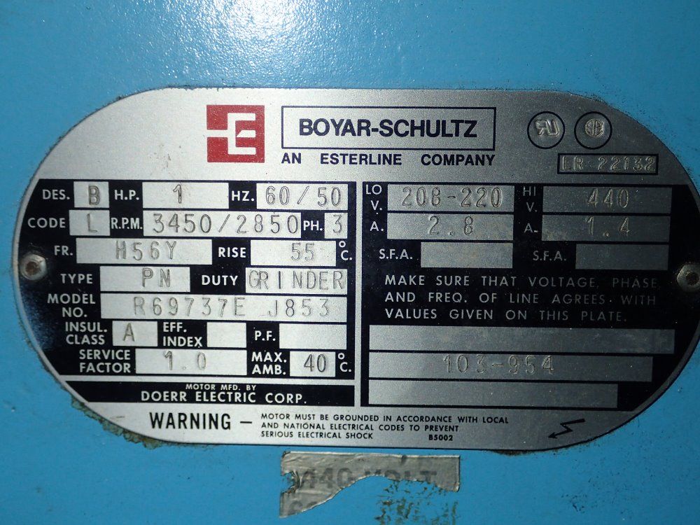 Boyar - Shultz Surface Grinder