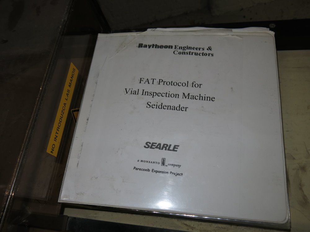 Seidenader Vial Inspection Machine