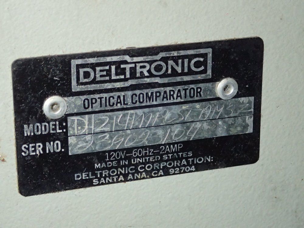 Deltronic 15" Optical Comparator - Dh214-mpcse.ams.2