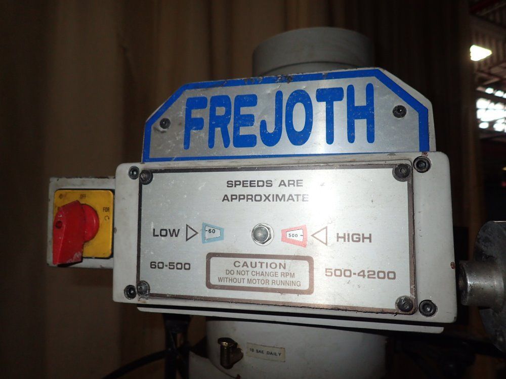 Frejoth 9"x42" Vertical Mill - Am-2v