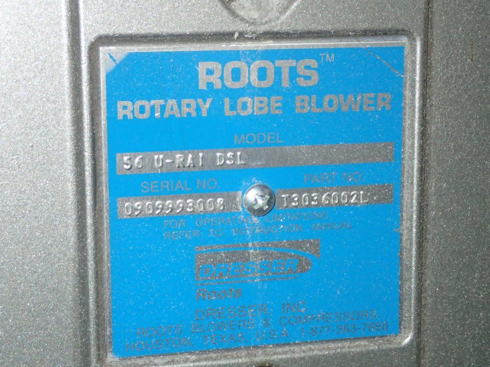 Novatec/roots/dresser Vacuum Blower