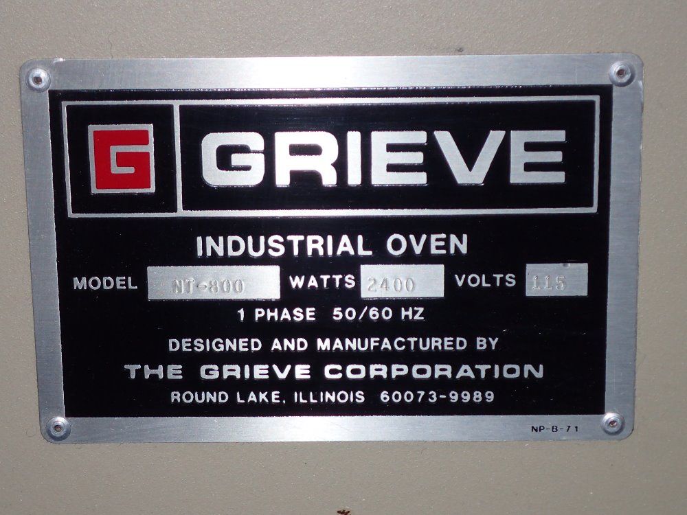 Grieve Oven