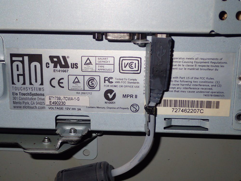 Elo Touchsystems Touch Screen Display/control