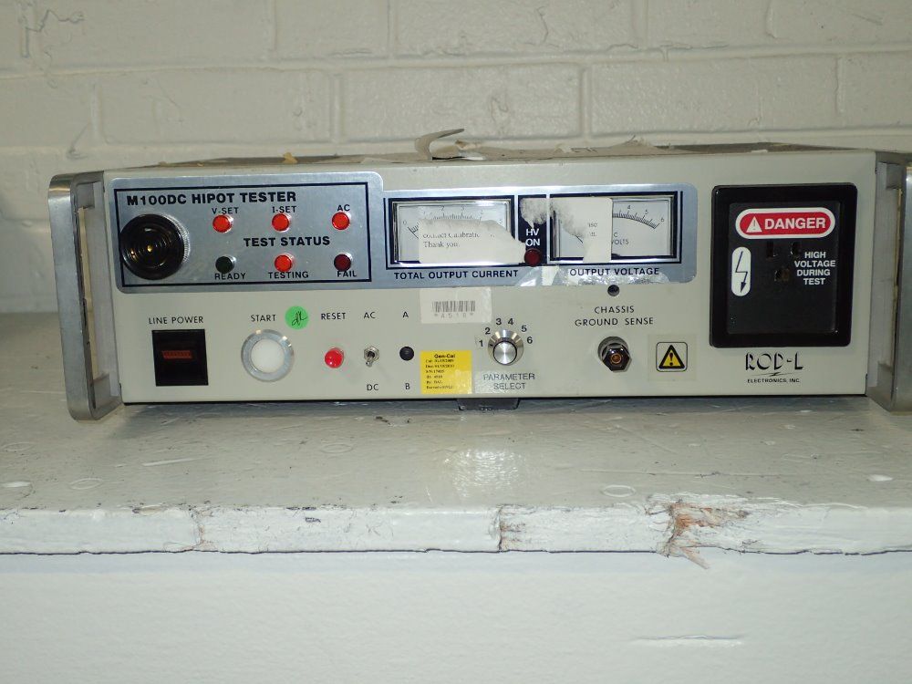 Rod-l Hipot Tester - M100dc
