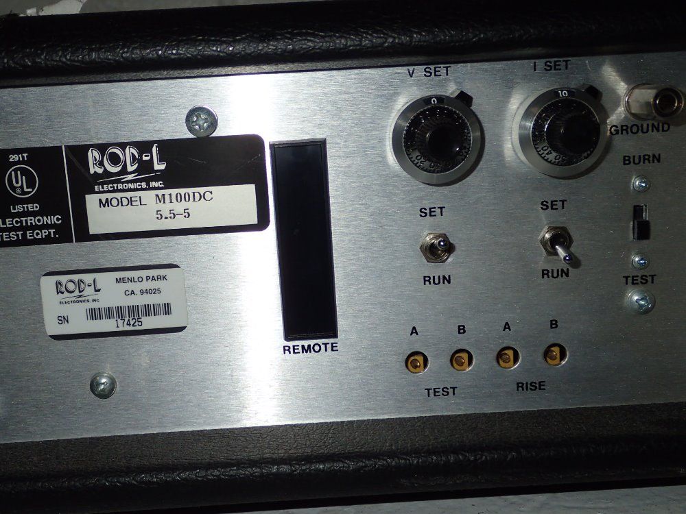 Rod-l Hipot Tester - M100dc