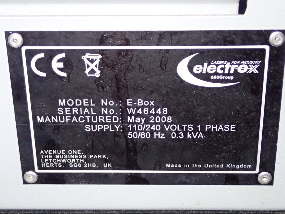 Electrox Laser Cutter/engraver/etcher