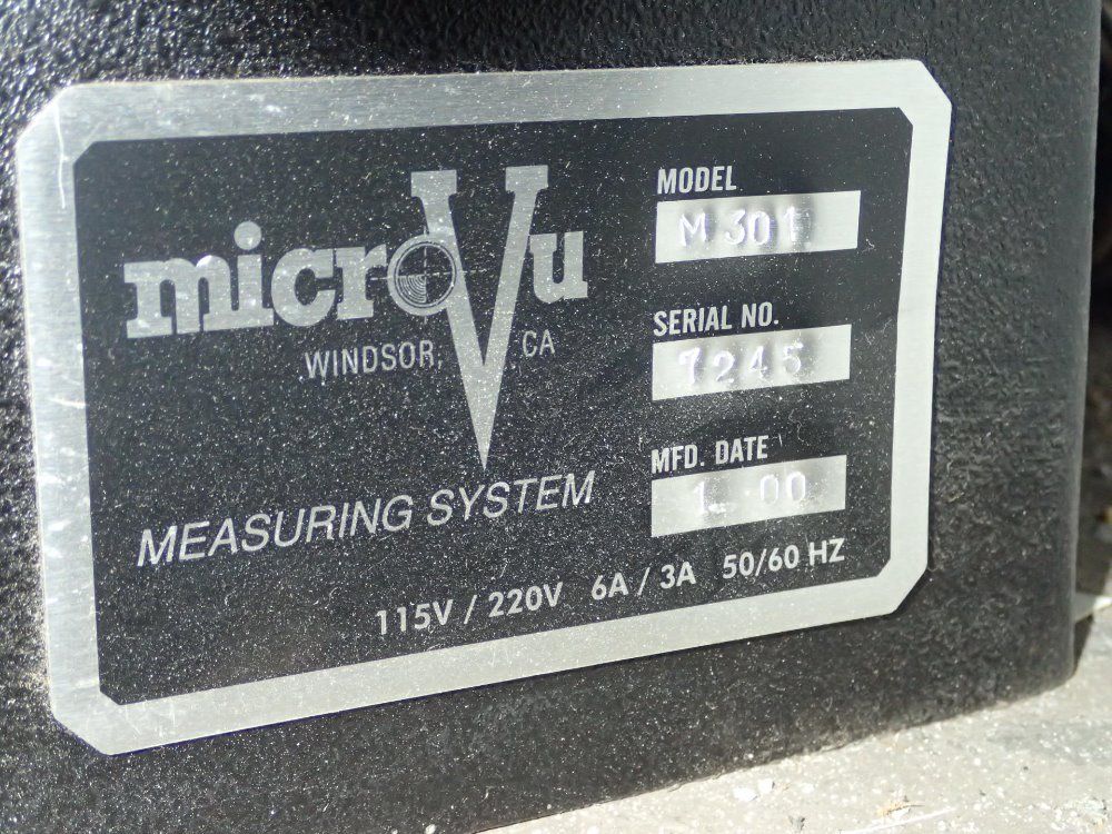 Microvu Video Measuring System - M30f