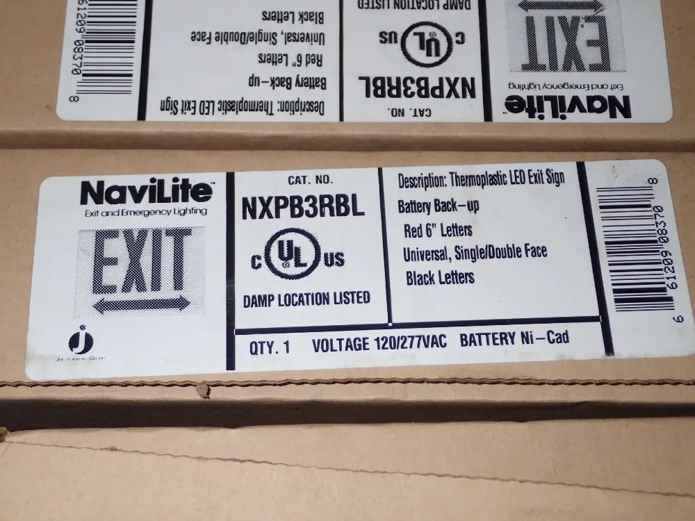 Navlite Thermoplastic Led "exit" Sign