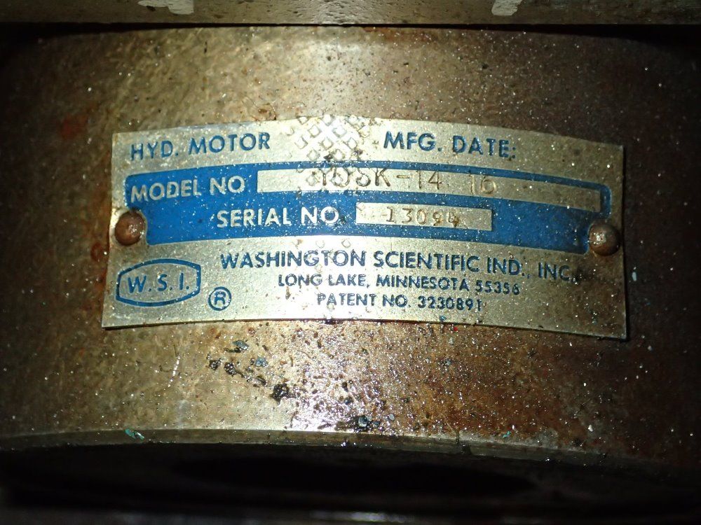 Washington Scientific Hydraulic Motor