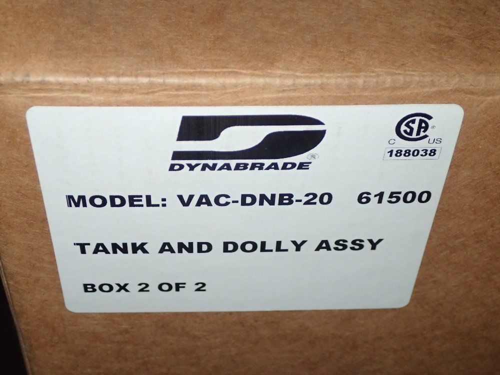 Dynabrade Portable S/s Vacuum Unit