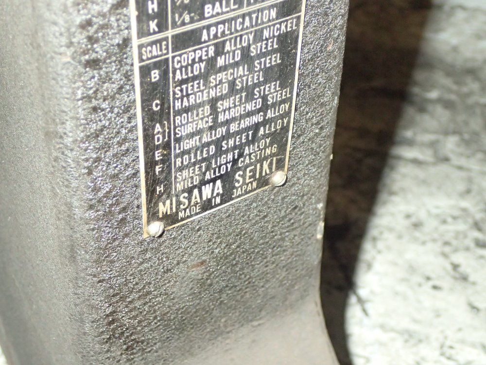 Misawa Seiki Hardness Tester