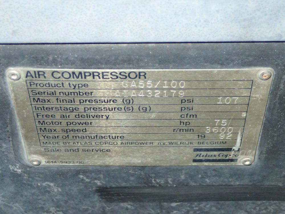 Atlas Copco Air Compressor