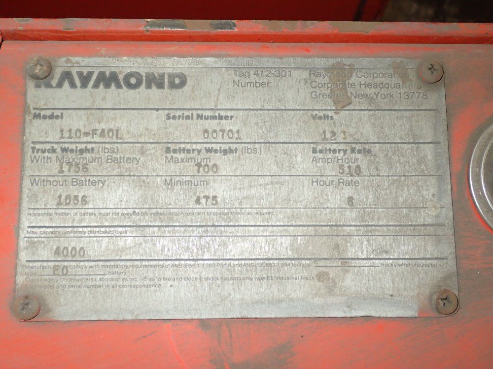 Raymond Electric Pallet Jack