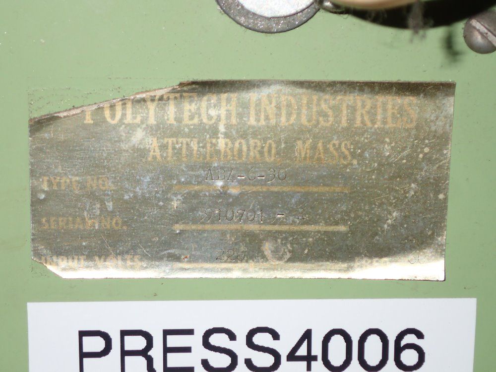 Polytech Industries Spot Welder