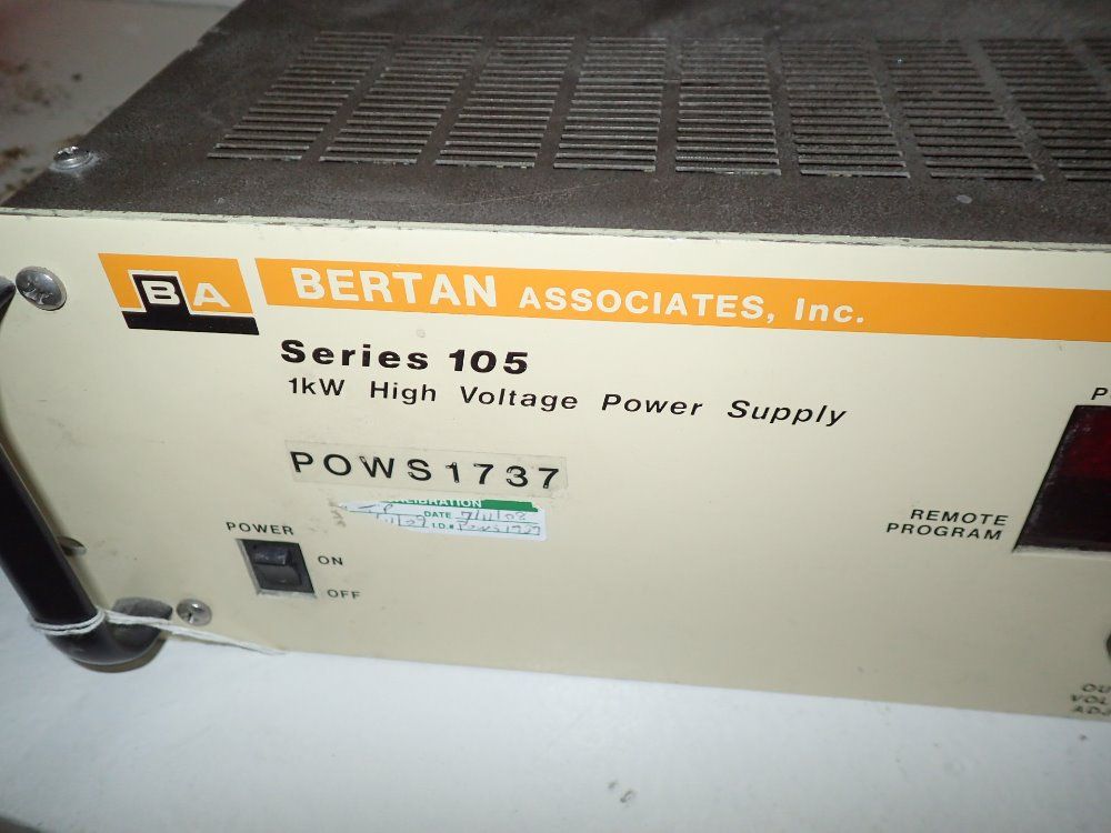 Bertan Associates Power Supply