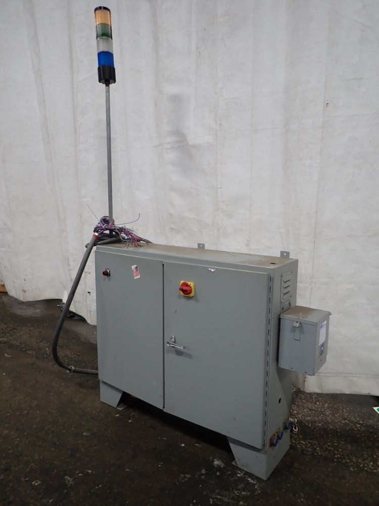 Omron / Hoffman Enclosure W/ Plc & Electrical Components