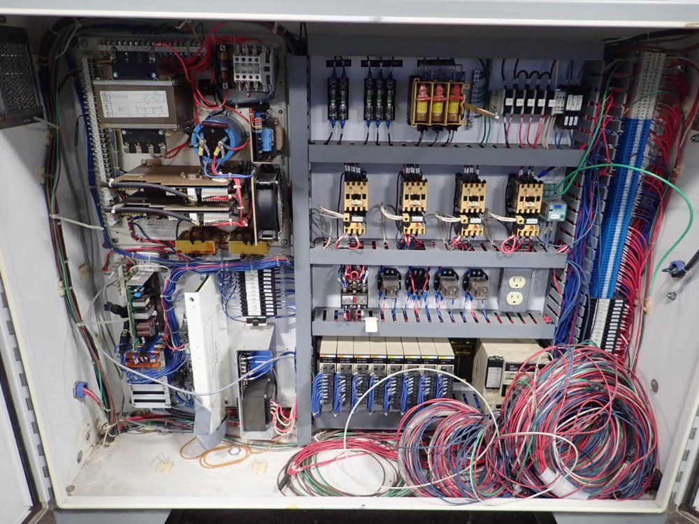 Omron / Hoffman Enclosure W/ Plc & Electrical Components