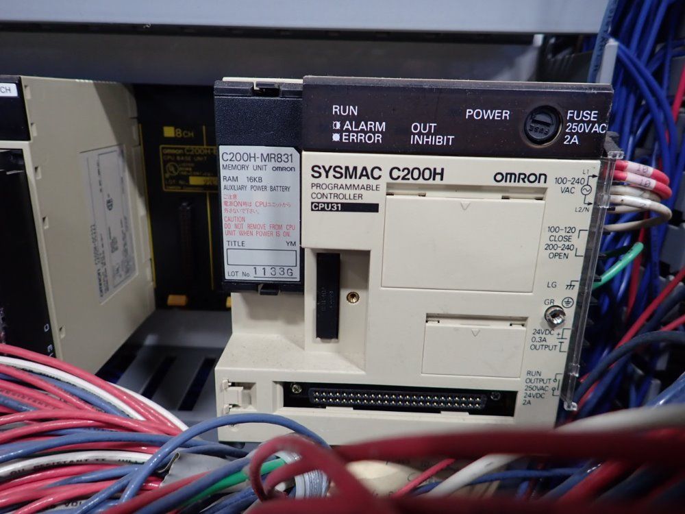 Omron / Hoffman Enclosure W/ Plc & Electrical Components