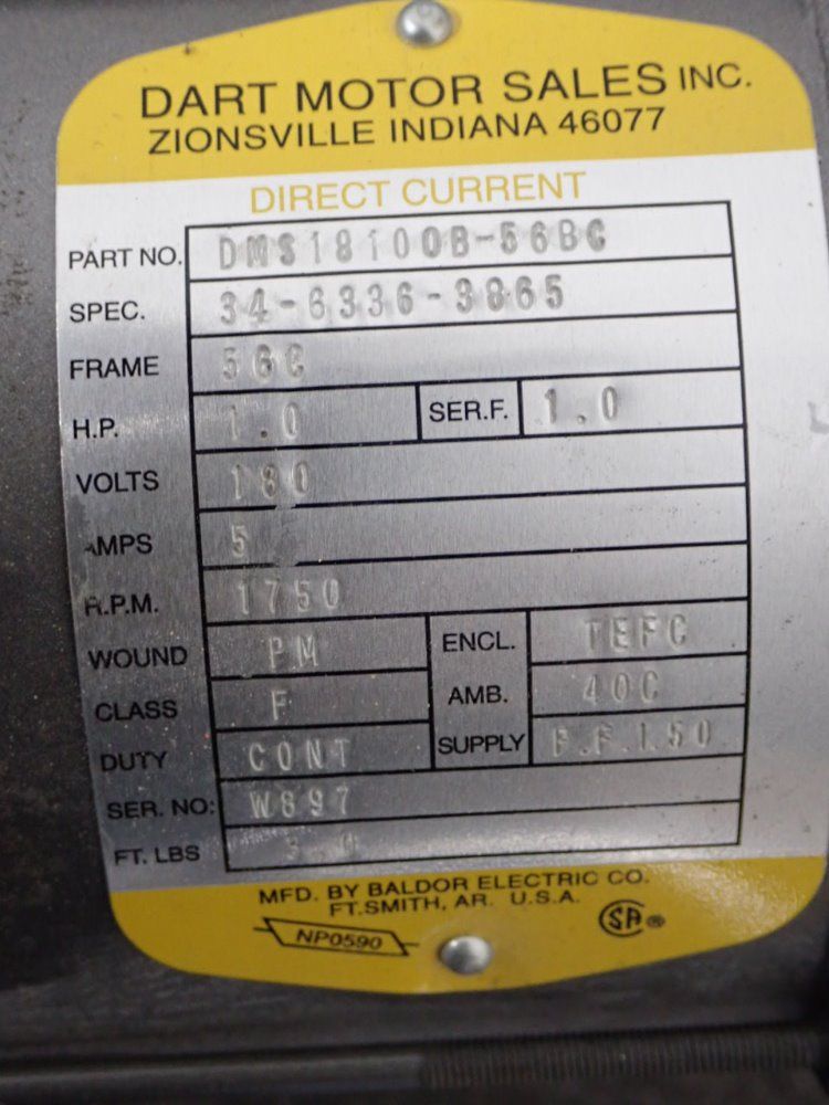 Toledo / Baldor Gear Drive