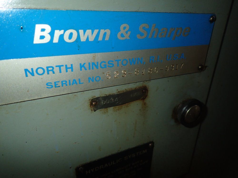 Brown And Sharpe Surface Grinder