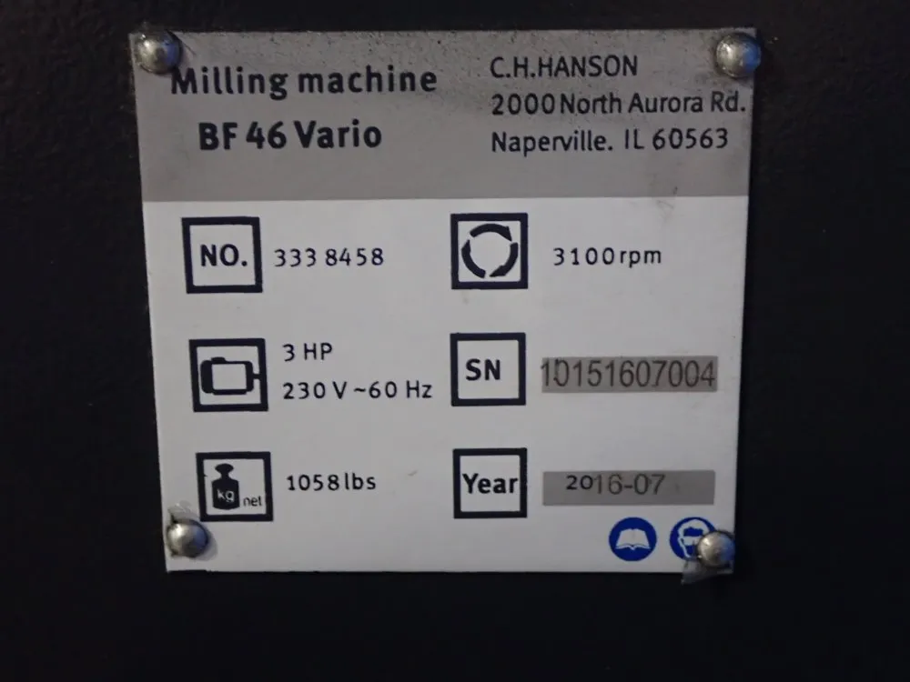 Optimum Milling Machine