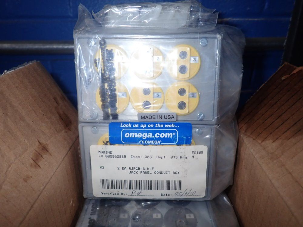 Omega Jack Panel Conduit Boxes