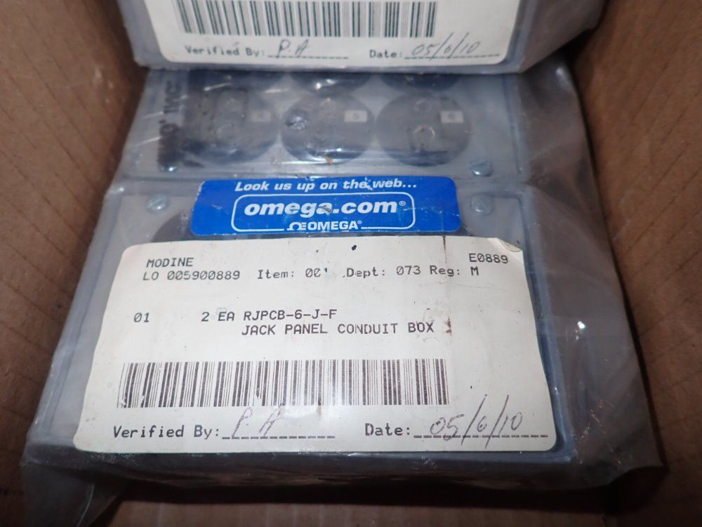 Omega Jack Panel Conduit Boxes