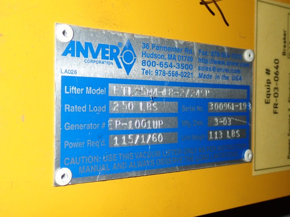 Anver Vacuum Lift