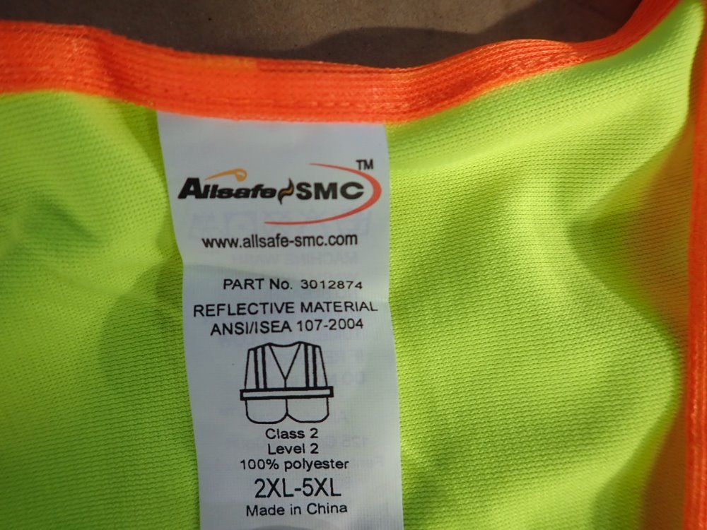 Allsafe Smc "fire Department" Reflective Vests
