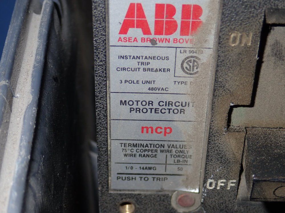 Abb / General Electric Circuit Breakers