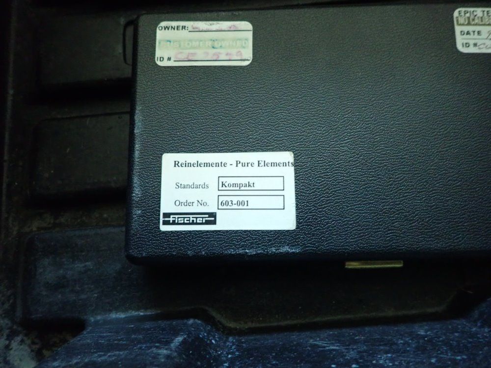 Fisher X-ray Calibration Element Samples