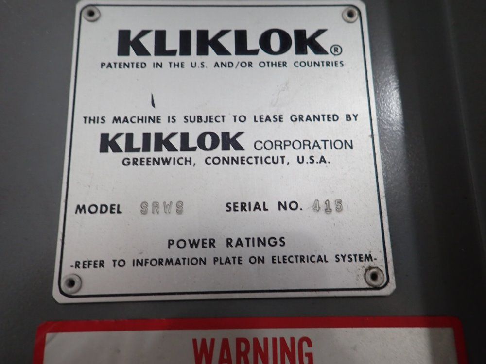 Kliklok Bottom & Top Machine